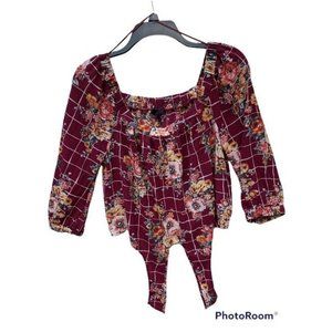 Womens Knit Top E&M Large Off Shoulder Like New